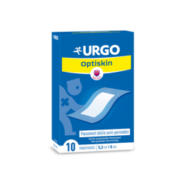 URGO Optiskin - 10 pansements stériles semi-perméables 5,3x8cm