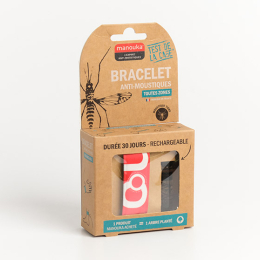 Manouka Bracelet anti-moustiques Adolescent Typo