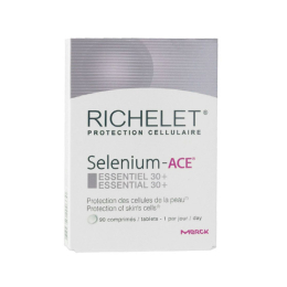 Richelet Protection cellulaire Selenium-Ace Essentiel 30+ - 90 Comprimés