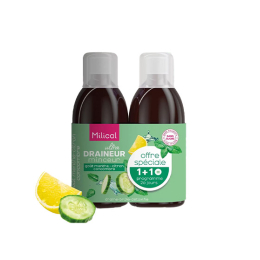 Draineur Minceur Goût Menthe Citron Concombre - 2x500ml
