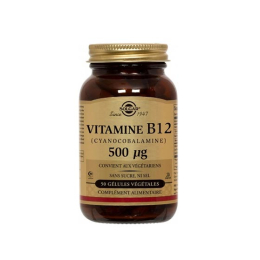 Solgar Vitamine B12 500µg - 50 gélules végétales
