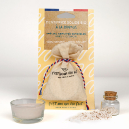 C'est moi qui l'ai fait Dentifrice solide BIO Citron Miel - 24g