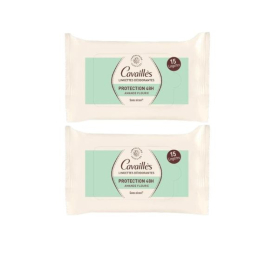 Lingettes Déodorantes Protection 48h Amande Fleurie - 2x15 lingettes