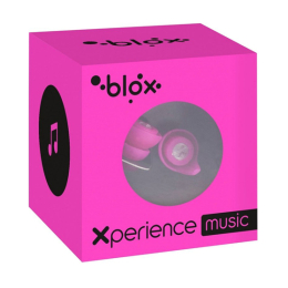 Blox Xperience music rose fluo bouchons d'oreille  - 1 paire
