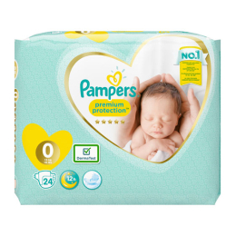 Pampers New Baby premium protection - 24 Couches Taille 0