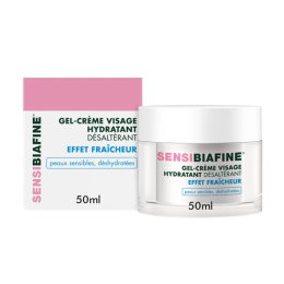 Sensibiafine Gel-crème visage hydratant désaltérant Effet fraîcheur - 50ml