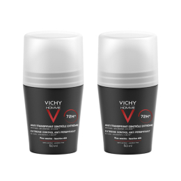 Vichy Homme Déodorant Contrôle Extrême - 2 x 50 ml