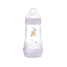Easy Start Biberon Anti-colique Coloris Lilas Tétine débit 2 - 260ml