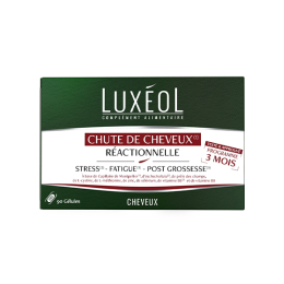 Luxeol Chute de cheveux réactionnelle - 90 gélules