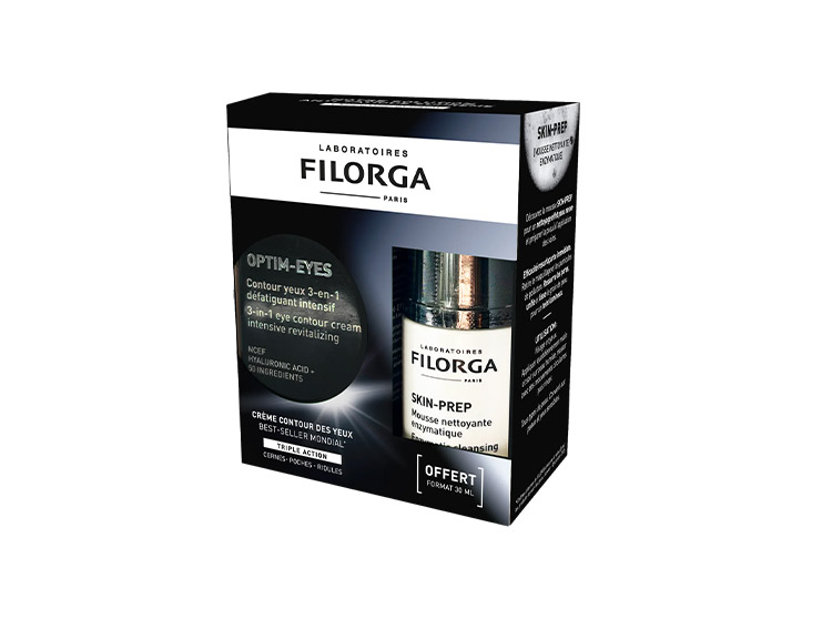 OPTIM-EYES Coffret Contour des Yeux + Mousse Nettoyante OFFERTE - 15+30ml