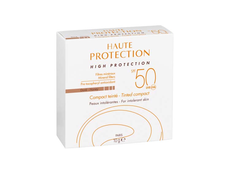 Avène Poudre Haute protection Compact teinté Doré SPF 50 - 10g