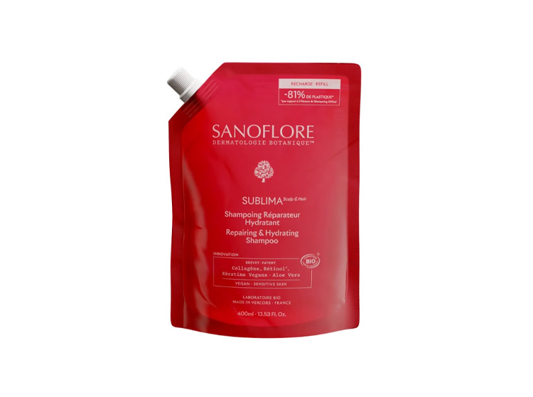 Sublima Shampooing Réparateur Hydratant BIO - Recharge 400ml