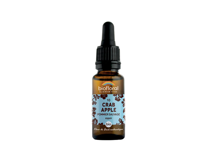 Biofloral Fleurs de Bach n°10 Crab Apple/ Pommier sauvage BIO - 20ml