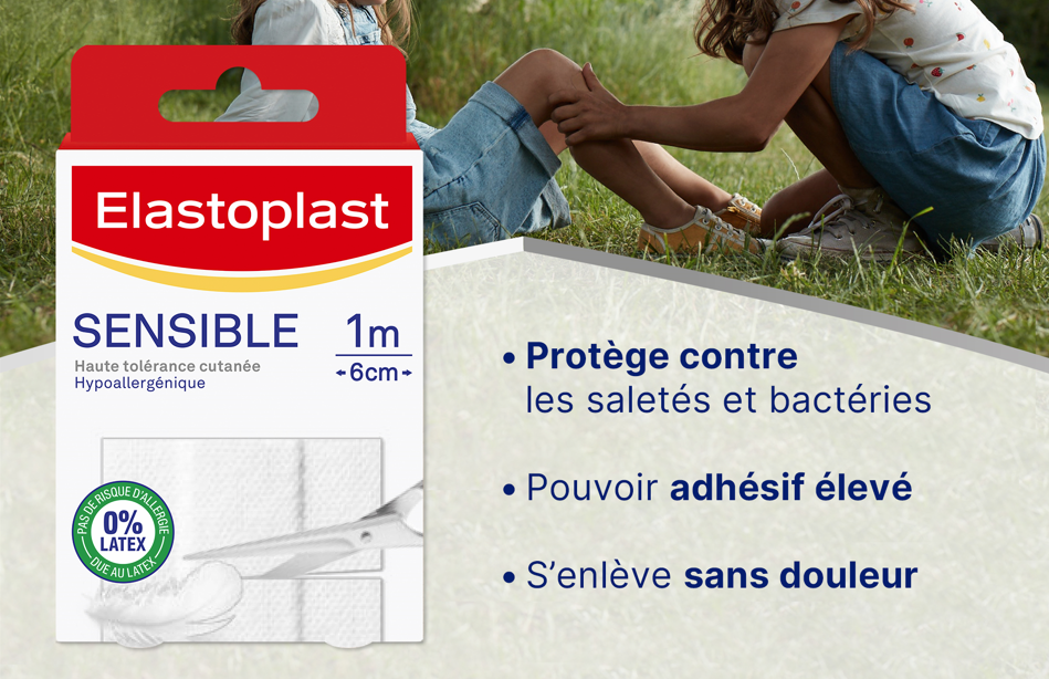 Caractéristiques du pansement Sensible