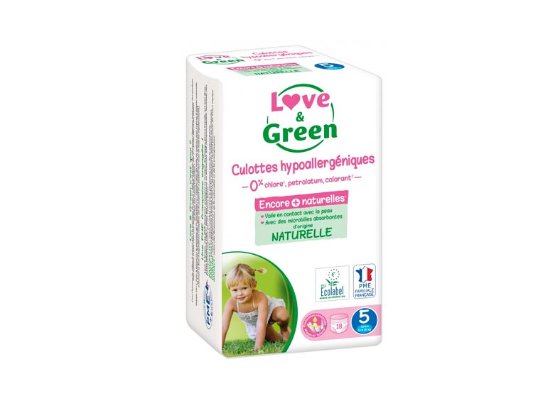Love & Green Couches Culottes Ecologiques Taille 5 - 18 culottes