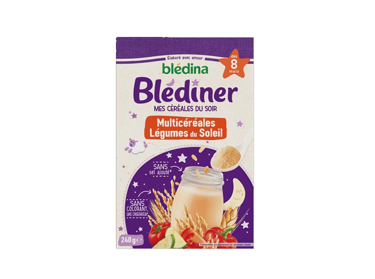 Blédina Blédîner Multicéréales Légumes du Soleil - 400g