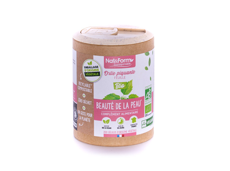Ecoresponsable Ortie piquante feuille BIO - 200 gélules