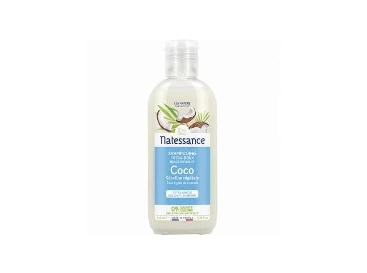 Natessance Shampooing extra-doux Coco et kératine végétale - 100ml