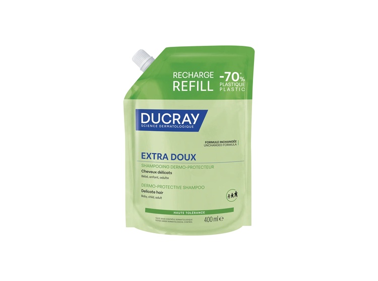 Ducray Extra-Doux shampooing dermo-protecteur éco-recharge - 400ml