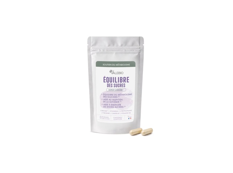 Valebio Équilibre des Sucres Expert Chrome+ - 60 gélules