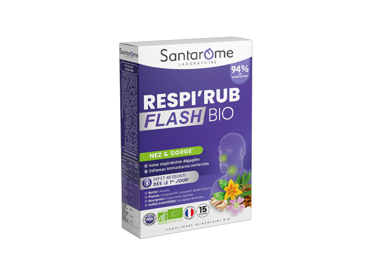 Respi'Rub Flash BIO - 15 comprimés