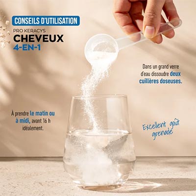 Utilisation Pro Keracys Cheveux 4 en 1