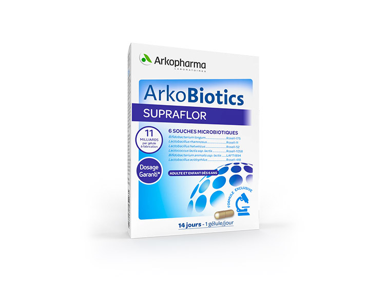 Arkopharma ArkoBiotics Supraflor - 14 gélules