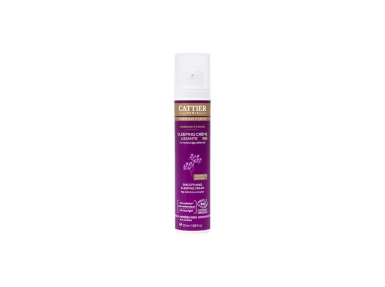 Cattier sleeping crème lissante premières rides bio - 50ml