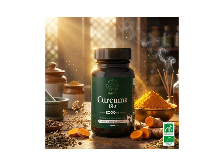 Phytalessence Mono plante Complément alimentaire curcuma bio - 60 gélules