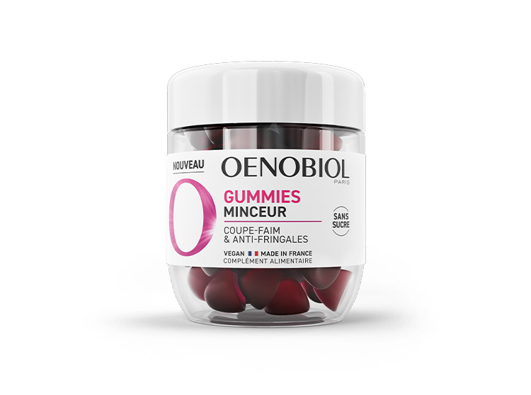 Oenobiol Gummies Minceur Coupe-faim & anti-fringale - 60 gummies