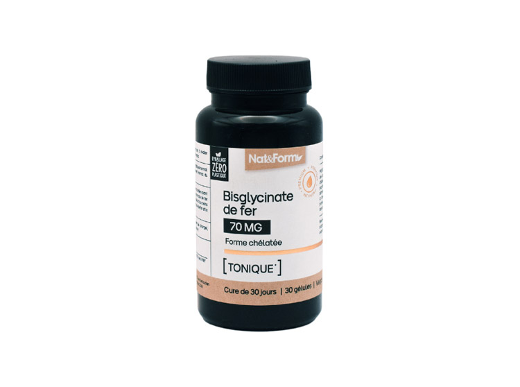 Nutraceutiques Bisglycitane de Fer - 30 gélules