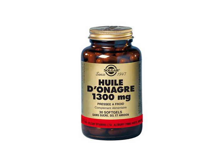 Solgar Huile d'onagre 1300mg - 30 softgels