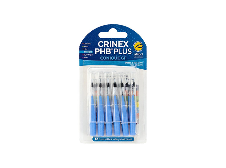Crinex PHB Plus Conique GF Brossettes interdentaires 1,3mm - 12 brossettes