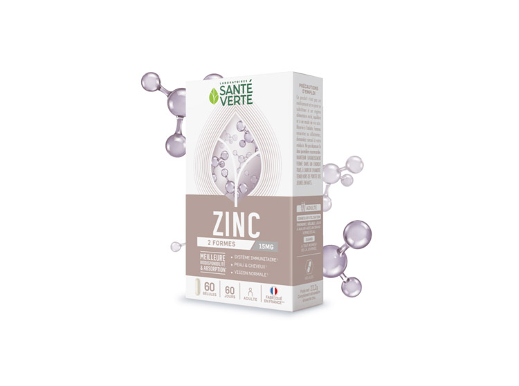 Zinc 15mg - 60 comprimés