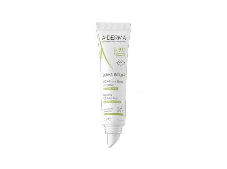 A-Derma Dermalibour+ Cica Baume lèvres réparateur - 15 ml