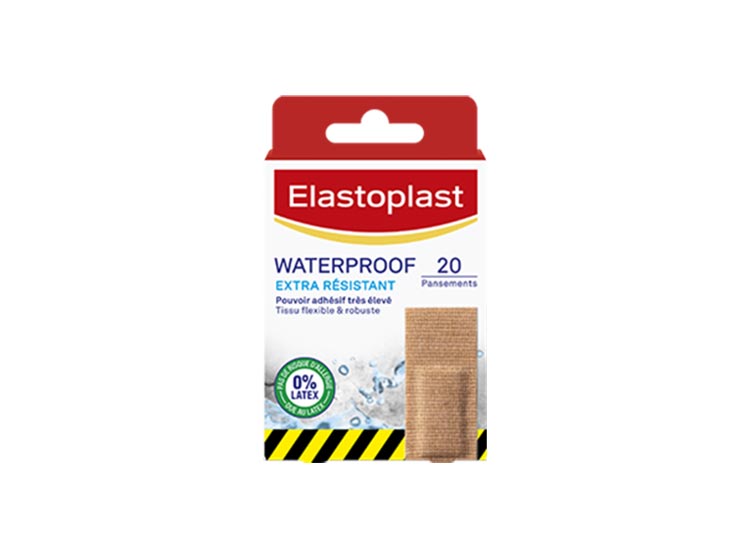Elastoplast Pansements Waterproof Extra Résistant - 20 pansements