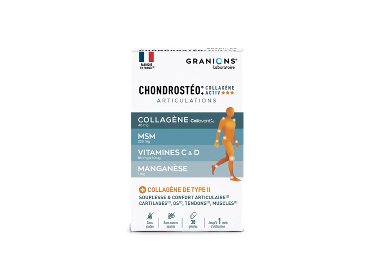 Granions Chondrosteo+ Collagène Activ - 30 gélules