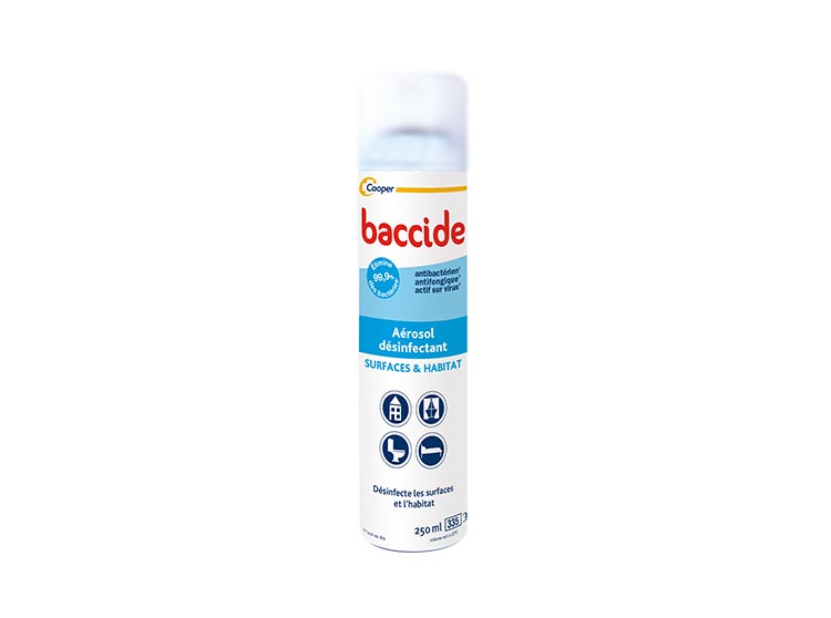 Baccide Aérosol Désinfectant Surface et Habitat - 250ml
