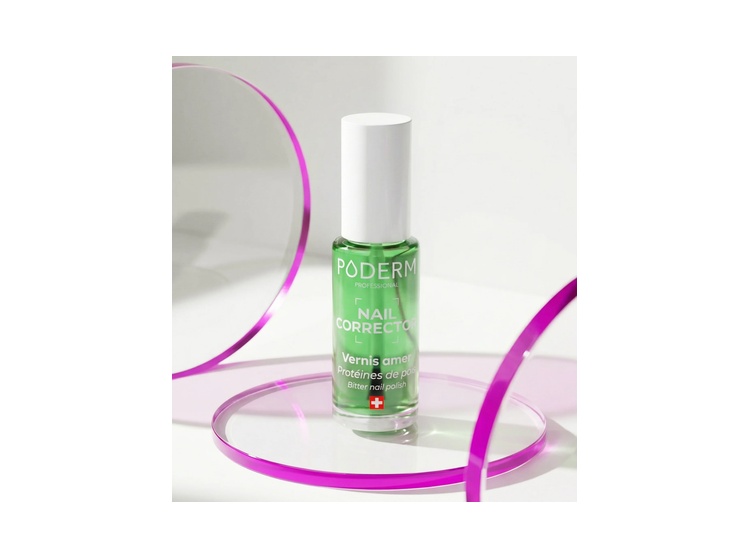 Poderm Nail Corrector Vernis amer protéines de pois anti-rongement - 8ml