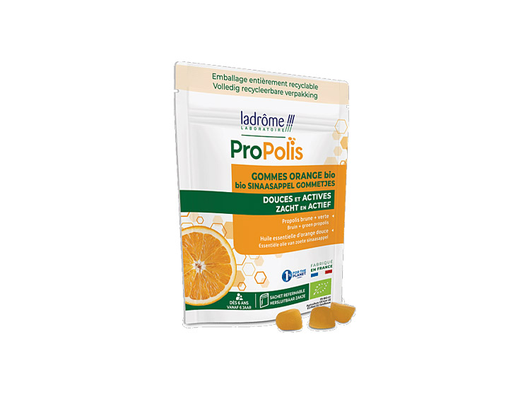 Gommes Propolis Orange Bio  - 45g