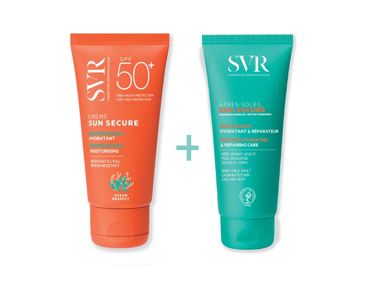 SVR Sun Secure Crème SPF 50+ - 50ml + Après-Soleil Offert
