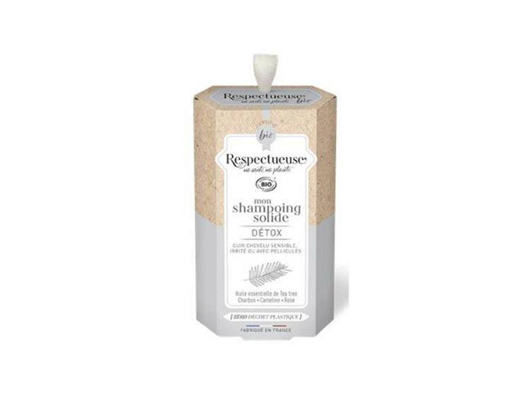 Respectueuse Shampoing solide Détox BIO - 75g