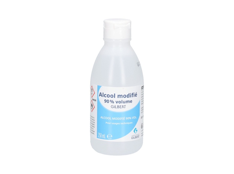 Gilbert Alcool modifié 90% volume usage technique - 250ml