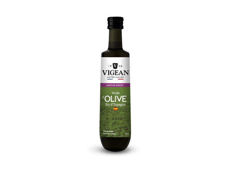 Vigean Huile d'Olive BIO douce d'Espagne - 50 cl