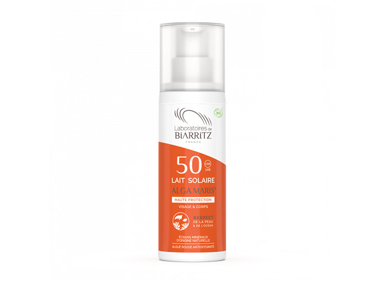 Laboratoires de Biarritz Alga maris Lait solaire SPF50 BIO - 100ml