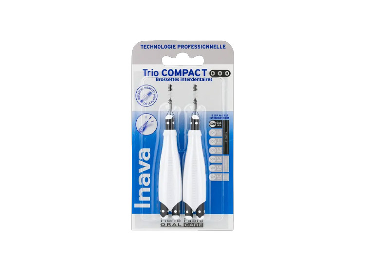 Brossettes Interdentaires TrioCompact (0/0/0) x3