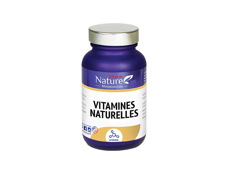Pharm Nature Micronutrition Vitamines naturelles - 30 gélules