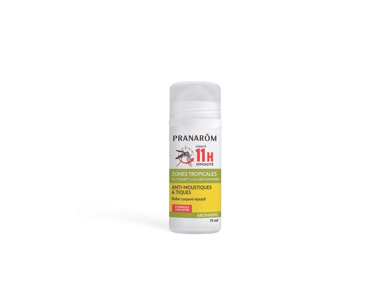 Pranarôm Aromapic Roller répulsif anti-moustiques et tiques - 75ml