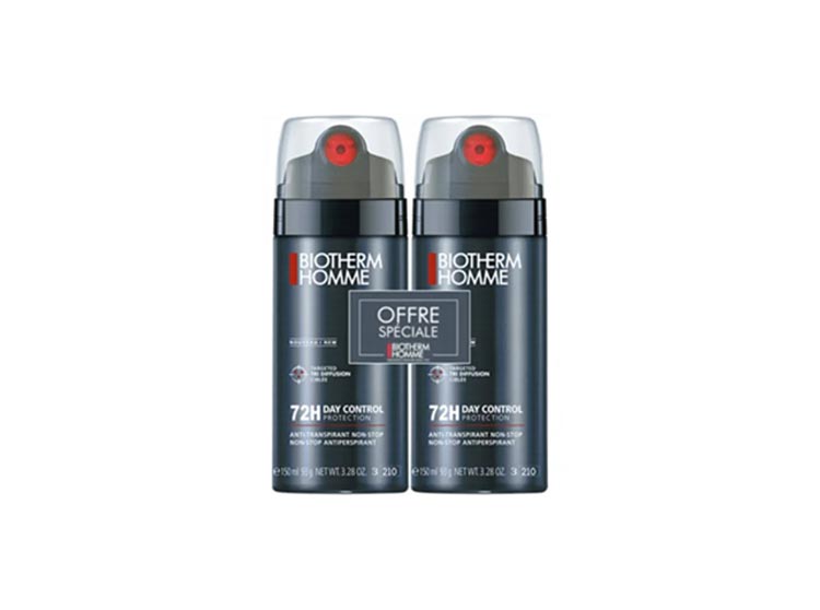 Biotherm Homme Déodorant 72H Day Control Spray - 2 x 150ml