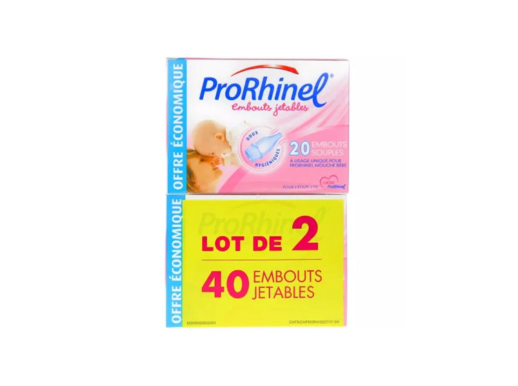 Embouts pour Mouche-Bébé - 2x20 embouts